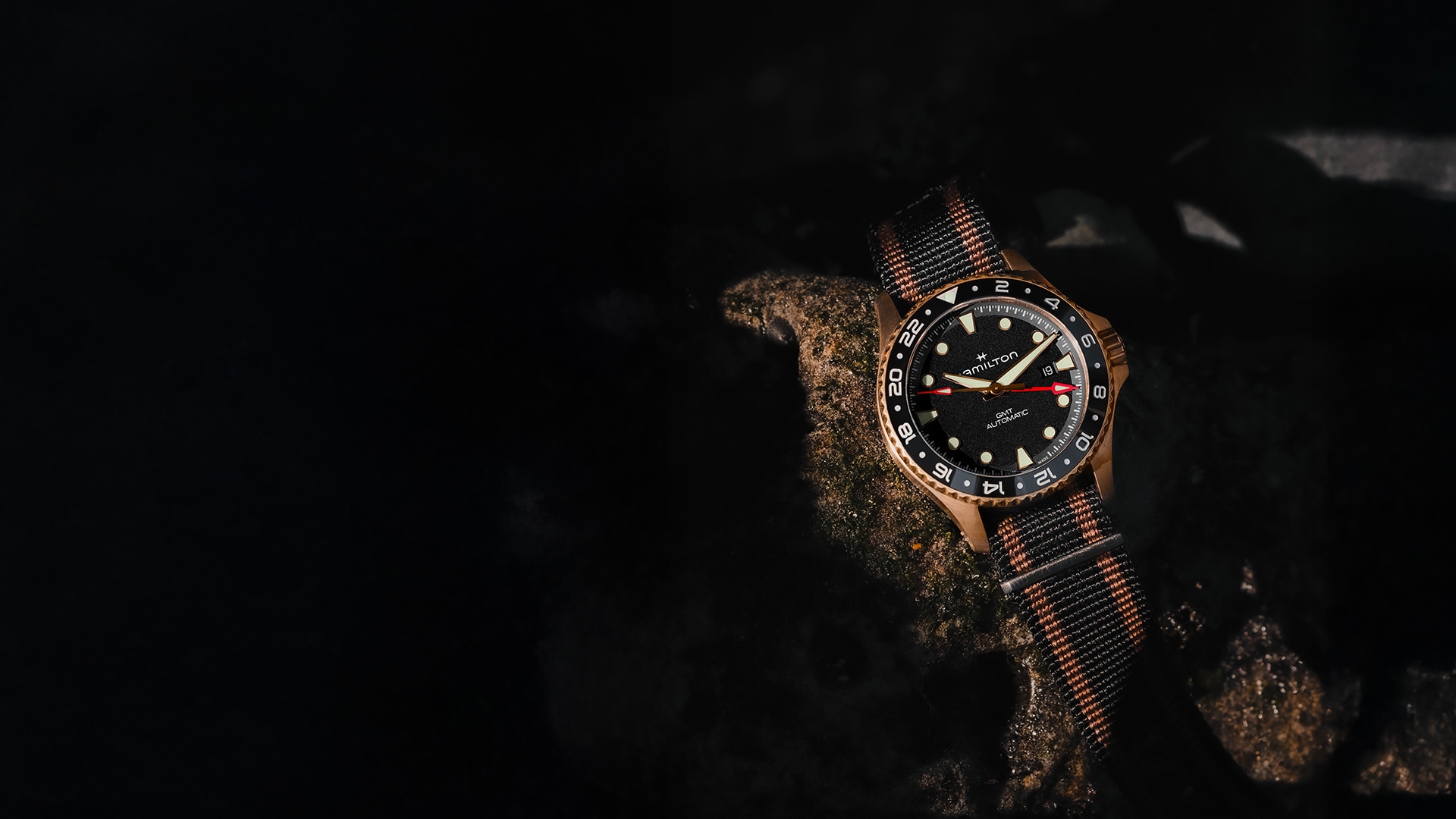 カーキ ネイビー スキューバ GMT ブロンズ